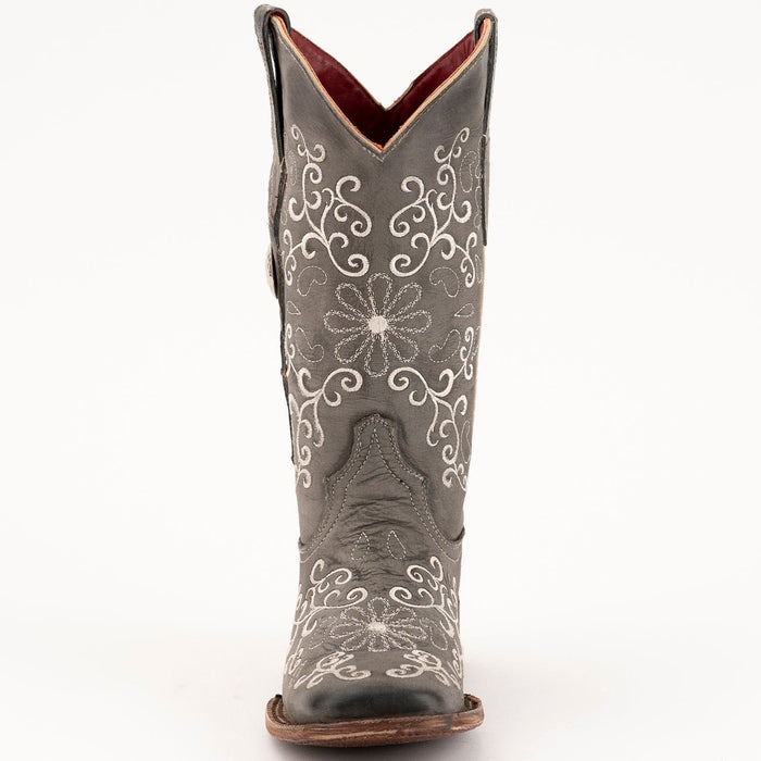 Ferrini Boots Boots Ferrini Women's Bella Square Toe Boots Handcrafted - Grey/Smoke 8229349
