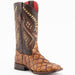 Ferrini Boots Boots Ferrini Women's Bronco Square Toe Boots Pirarucu Fish Print - Cognac  9339361