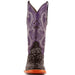 Ferrini Boots Boots Ferrini Women's Rancher Square Toe Boots Crocodile Print - Black/Purple 9049304