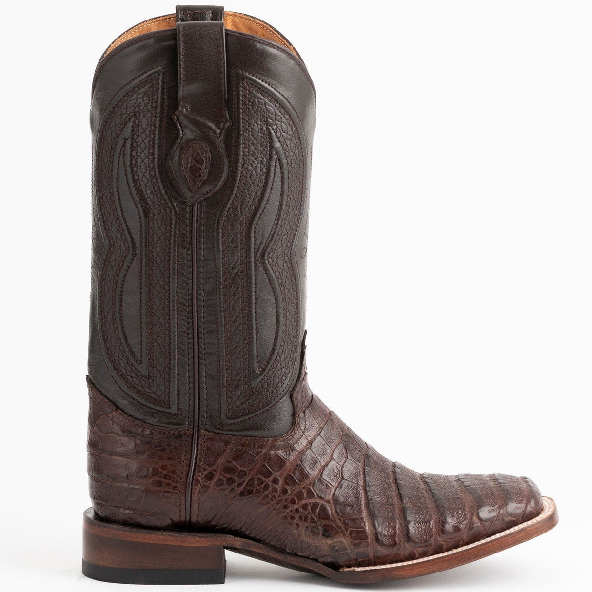 Ferrini Boots Boots Men's Ferrini Dakota Caiman Belly Square Toe Boots 1249309