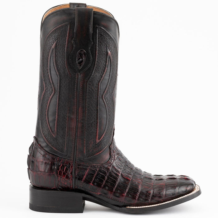 Ferrini Boots Boots Men's Ferrini Dakota Caiman Hornback Square Toe Boots 1049308