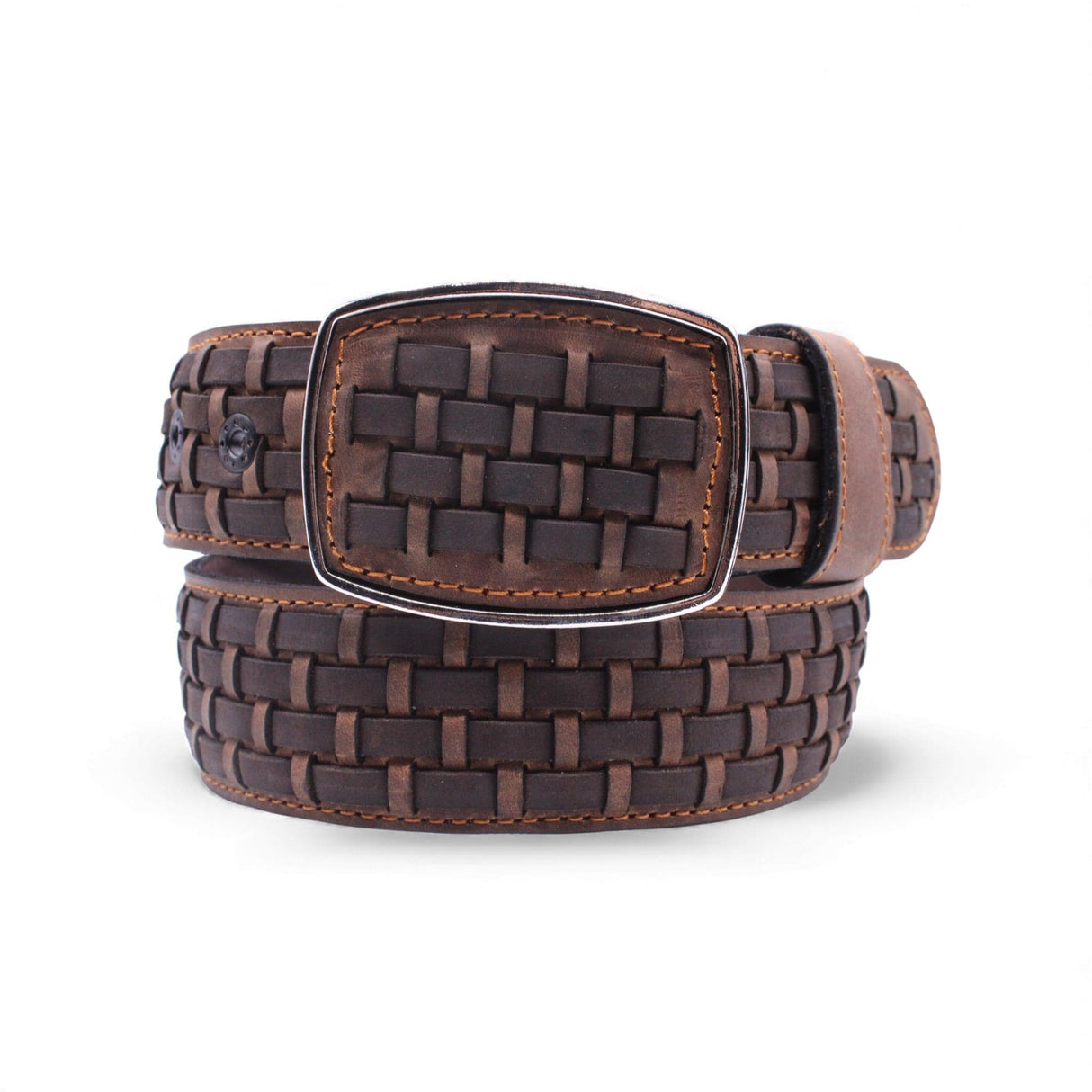Hooch Belts Men’s Genuine Leather Petatillo Western Belt Tan-Choco Color – Hooch Boots