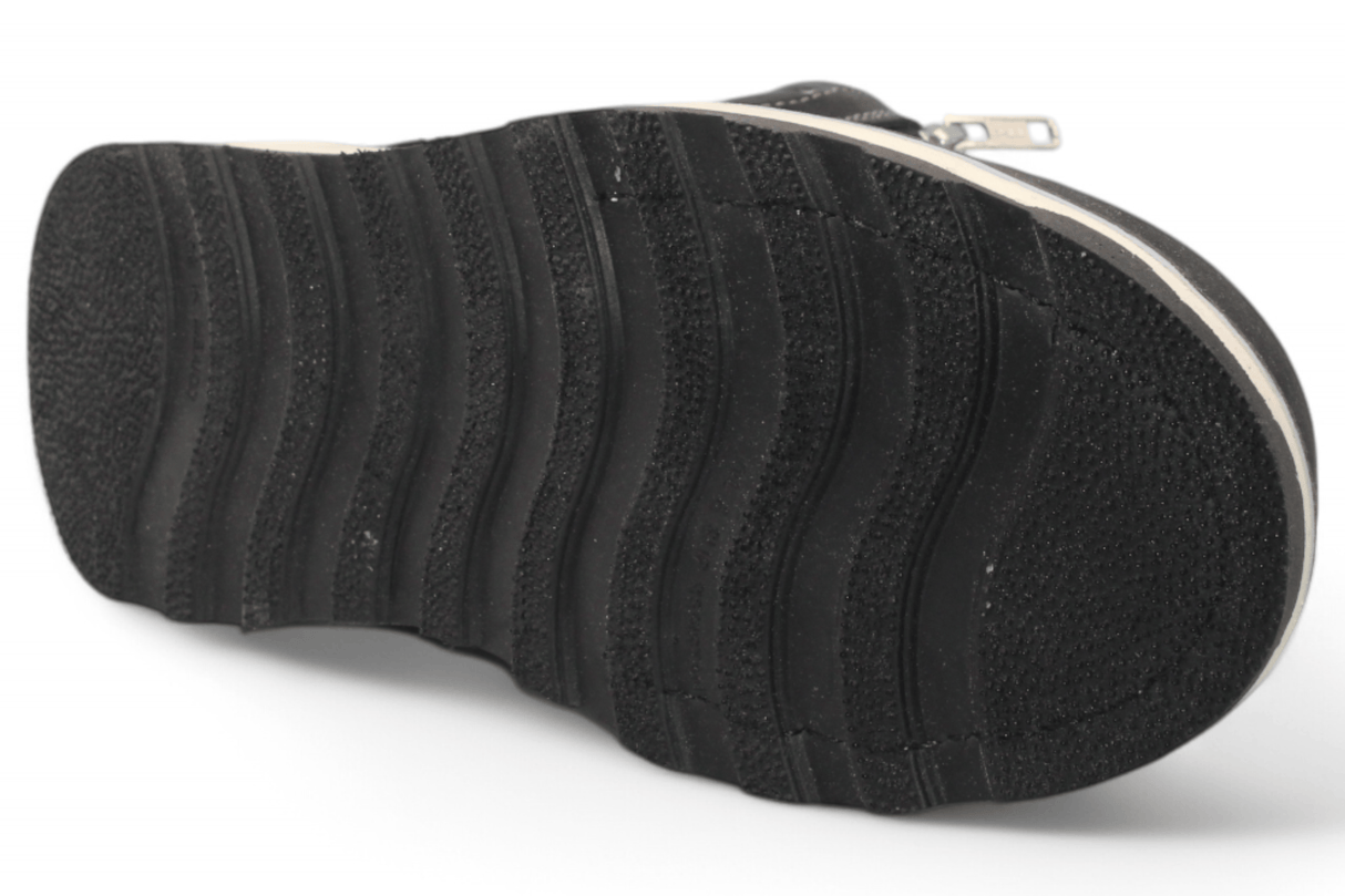 Hooch Boots Boots Men’s Genuine Leather Round Toe Work Shoes Black Color – Hooch Boots