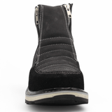 Hooch Boots Boots Men’s Genuine Leather Round Toe Work Shoes Black Color – Hooch Boots