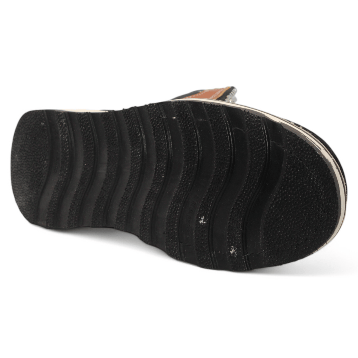 Hooch Boots Boots Men’s Genuine Leather Round Toe Work Shoes Honey-Black Color – Hooch Boots