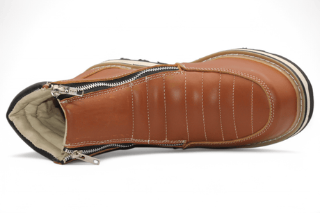 Hooch Boots Boots Men’s Genuine Leather Round Toe Work Shoes Honey Color – Hooch Boots