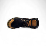 Hooch Boots Boots Men’s Suede Leather Round Toe Work Shoes Black & Honey Color – Hooch Boots