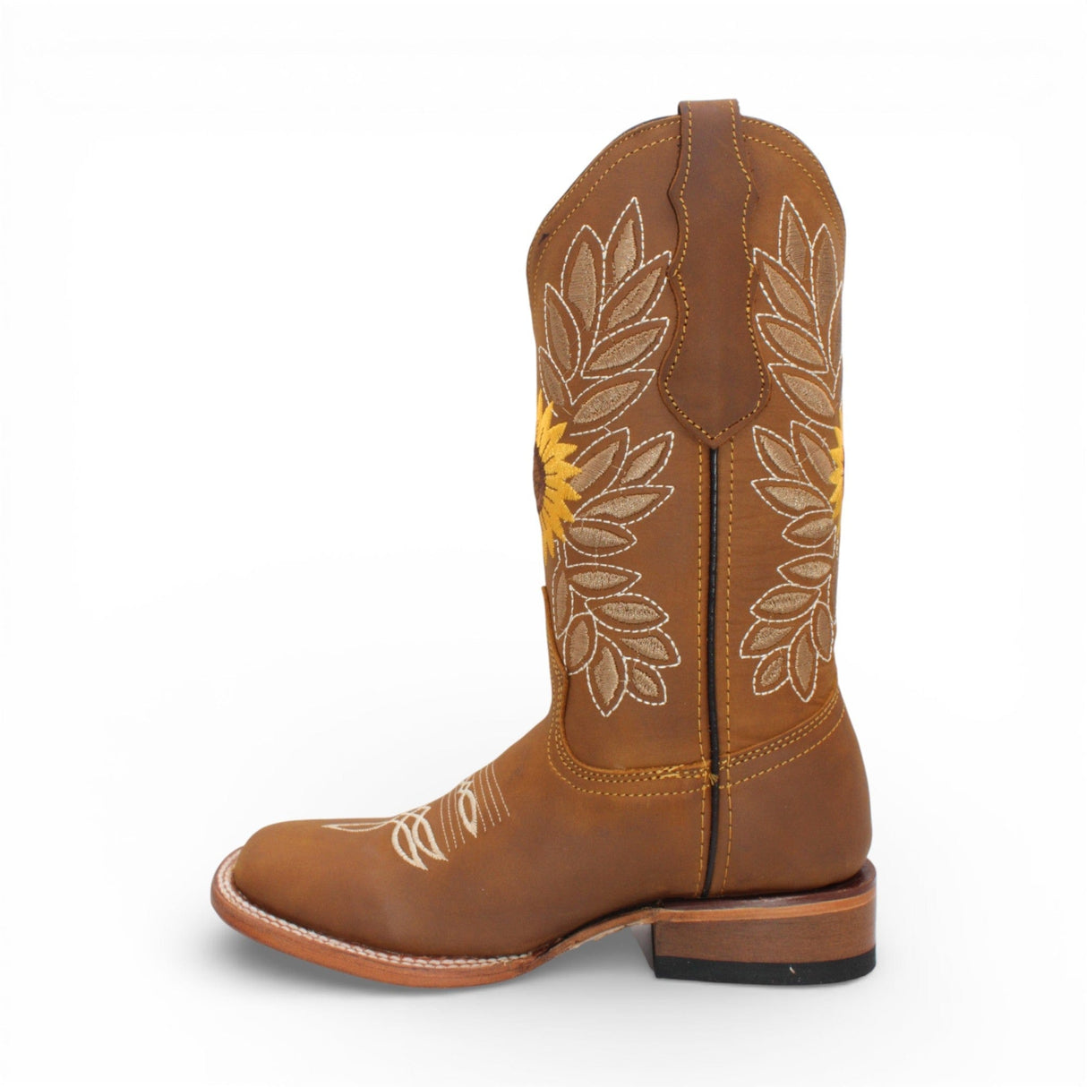 Hooch Boots Boots Women’s Genuine Leather Square Toe Tall Boots Tan Color – Hooch Boots