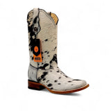 Hooch Boots Boots Womens Cowhide Hair Square Toe Western Boot – Genuine Leather Handcrafted H223304