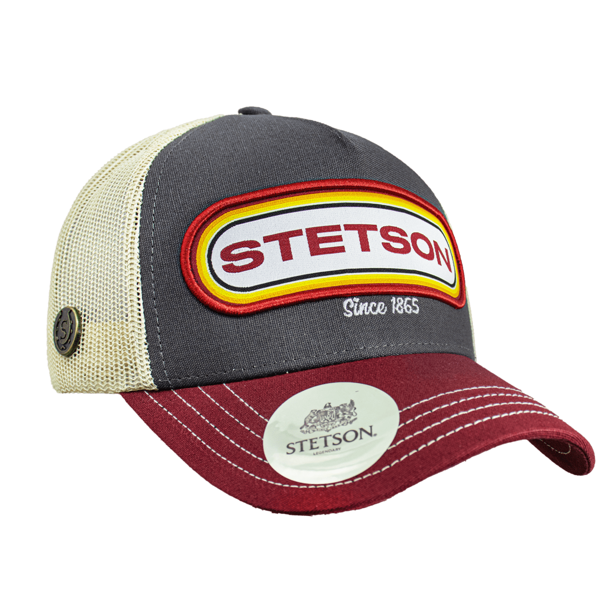 Hooch Stetson Cap Authentic Trucker Hat Original side
