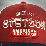 Hooch Stetson Cap Authentic Trucker Hat Original front close up