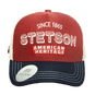 Hooch Stetson Cap Authentic Trucker Hat Original