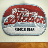 Hooch Stetson Cap Authentic Trucker Hat Original front close up