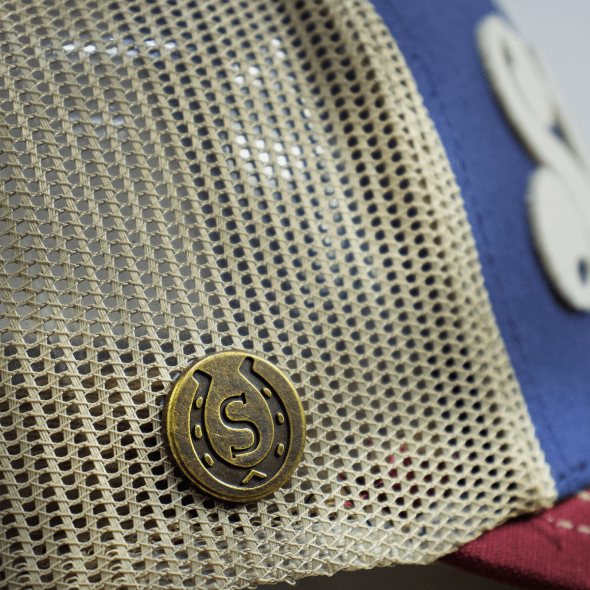 Hooch Stetson Cap Authentic Trucker Hat Original pin