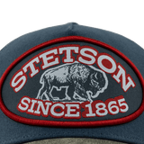 Hooch Stetson Cap Authentic Trucker Hat Original front close up