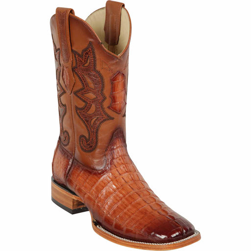 King Exotic Boots Boots 6 Men's King Exotic Caiman Tail Wide Square Toe Boot 48220157