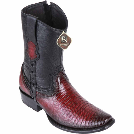King Exotic Boots Men's King Exotic Original Lizard Skin Dubai Style Short Boot 479B0743