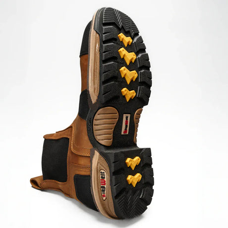 King Welt Boots Buffalo 6" Men's Western Work Boot with Masterguard Protection Tan Color - King Welt