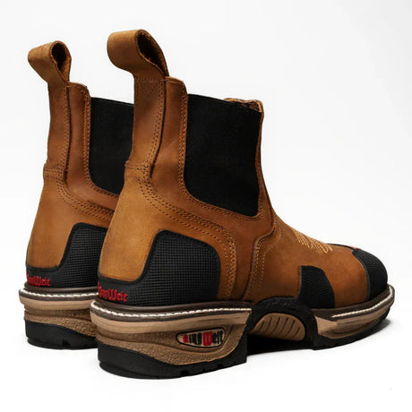 King Welt Boots Buffalo 6" Men's Western Work Boot with Masterguard Protection Tan Color - King Welt