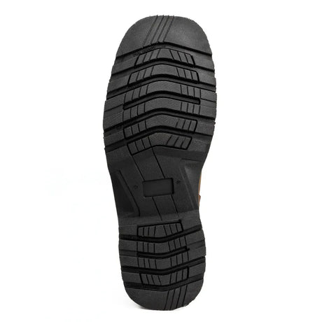 King Welt Boots Buffalo 8" Brown Double Density, Lace Up Work Boot Papaya Brown Color - King Welt