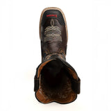 King Welt Boots Buffalo 9" Men's Western Work Boot with Masterguard Protection Brown Color - King Welt