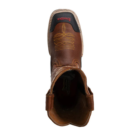 King Welt Boots Buffalo 9" Men's Western Work Boot with Masterguard Protection Tan Color - King Welt