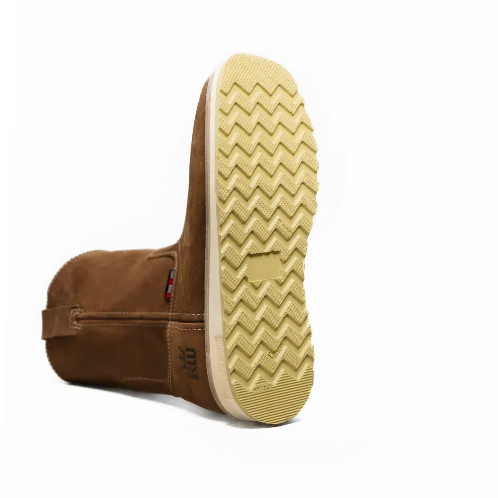 King Welt Boots Calexico 11" Square Toe Full Grain Leather Sand Color - King Welt