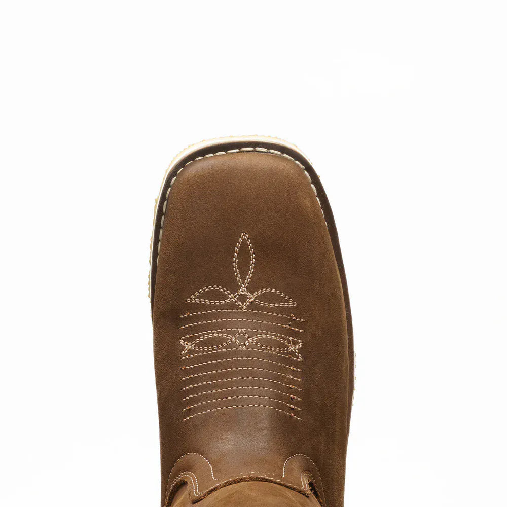 King Welt Boots Calexico 11" Square Toe Full Grain Leather Sand Color - King Welt