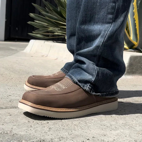 King Welt Boots Country Flex 6' Double Zipper Work Boots Soft Toe Leather Sand Color - King Welt