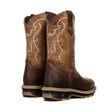 King Welt Boots King Welt 11' Work Boot Square Toe Brown Color - King Welt