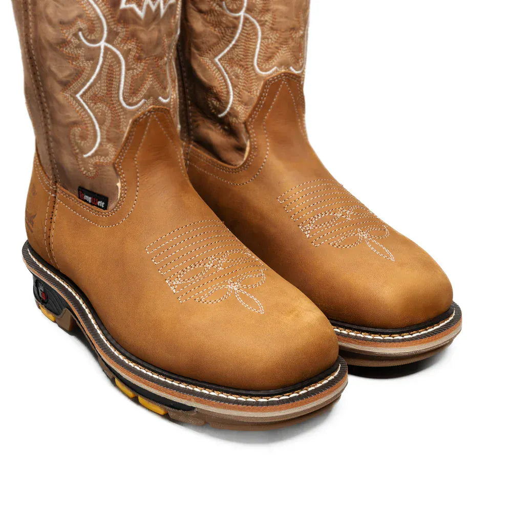 King Welt Boots King Welt 11' Work Boot Square Toe Laton Color - King Welt