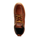 King Welt Boots Men´s Full-Grain Leather 6" Wedge Moc Toe Calexico Work Boots Tan Color - King Welt