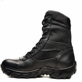 King Welt Boots Military Tactical 10” Boots Black Color - King Welt