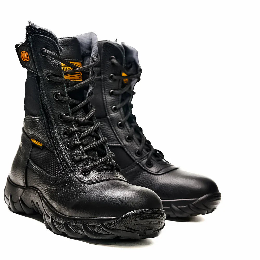 King Welt Boots Military Tactical 10” Boots Black Color - King Welt