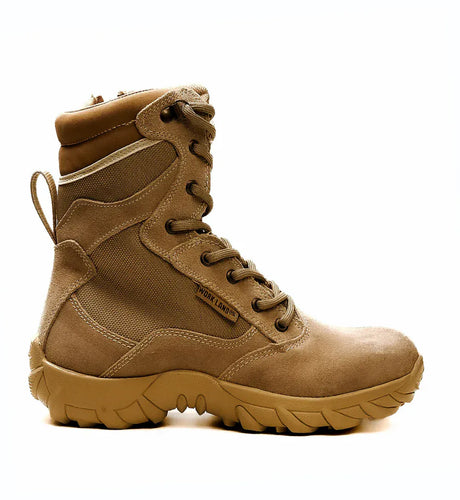 King Welt Boots Military Tactical 10” Boots Sand Color - King Welt