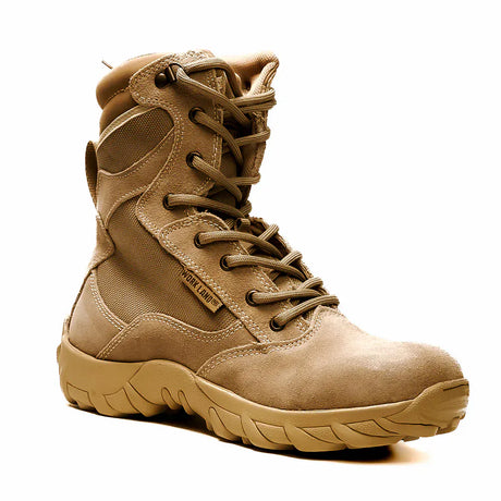 King Welt Boots Military Tactical 10” Boots Sand Color - King Welt