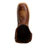 King Welt Boots Santa Fe 11" Wellington Boots Square Toe Full Grain Leather Shedron Color - King Welt