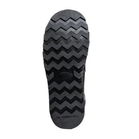 King Welt Boots Ultra Flex 6" Double Zipper Work Boots Soft Toe Full-Grain Leather Black Color - King Welt