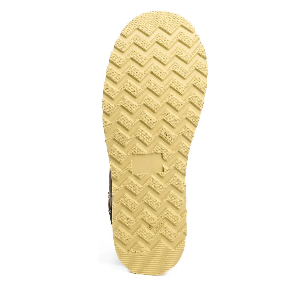 King Welt Boots Ultra Flex 6" Zipper Double Density Sole Work Boots Brown/Black Color - King Welt