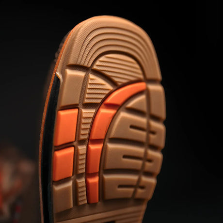 King Welt Boots Venom 11" Python Tribute Work Boot Square Steel Toe Brown Color - King Welt