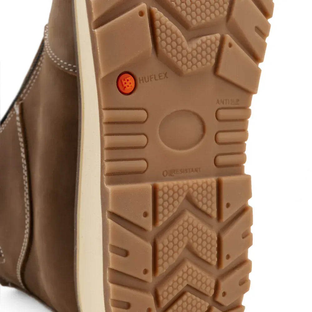 King Welt Boots Western Flex 6" Zipper  Work Boots Medallion Laton Color - King Welt