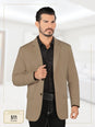 Lamasini Jackets Beige / S Men´s Western Dress Blazer Beige Khaki- Lamasini