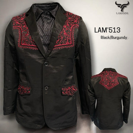 Lamasini Jackets Black / S Men´s Western Blazer Black- Lamasini