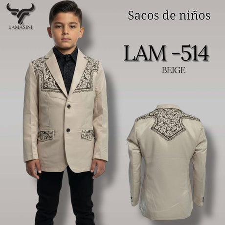 Lamasini Jackets Men´s Western Blazer Beige - Lamasini
