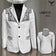 Lamasini Jackets White / S Men´s Western Blazer White- Lamasini