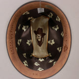 Laredo Hats Hats Official Carin Leon Cowboy Felt Hat with Silver Feather Beige