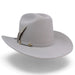 Laredo Hats Hats Official Carin Leon Cowboy Felt Hat with Silver Feather Silver Gray