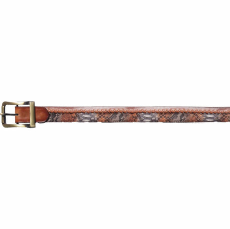 Los Altos Boots Belts 32 Men's Los altos Original Python Skin Casual Belt C235788