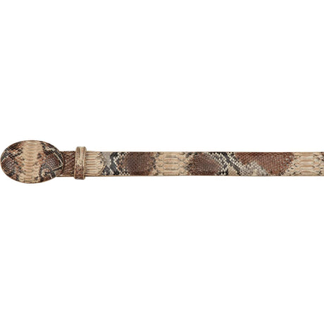 Los Altos Boots Belts 32 Men's Los altos Python Skin Cowboy Belt C11U5711