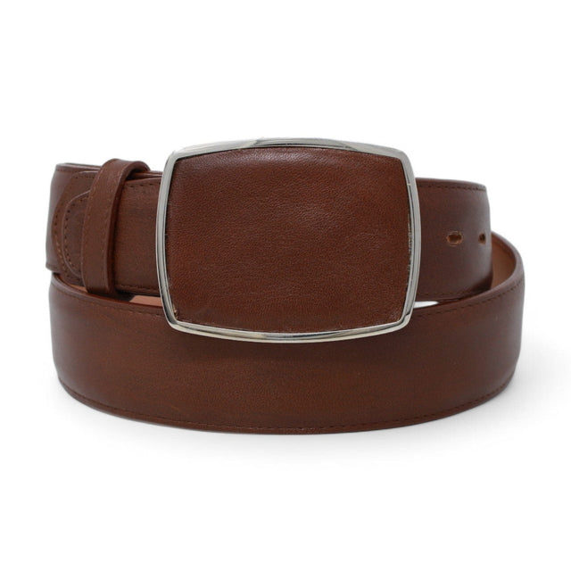 Genuine Belmont Leather Cowboy Belt Brown Color - Los Altos Boots